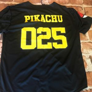 Pokemon Pikachu Baseball Jersey